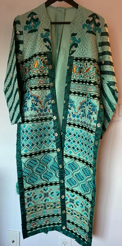 Embroidered Green Coat thumbnail