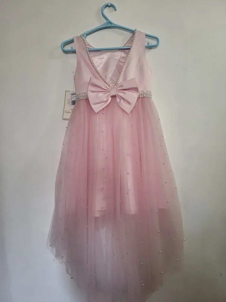 Couture Princess Pink Dress - Size 7 thumbnail