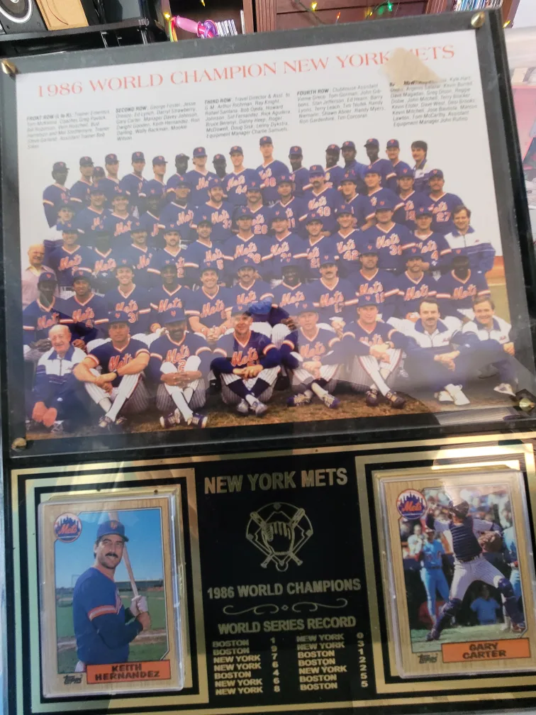 1986 World Champion NY Mets Framed Photo thumbnail