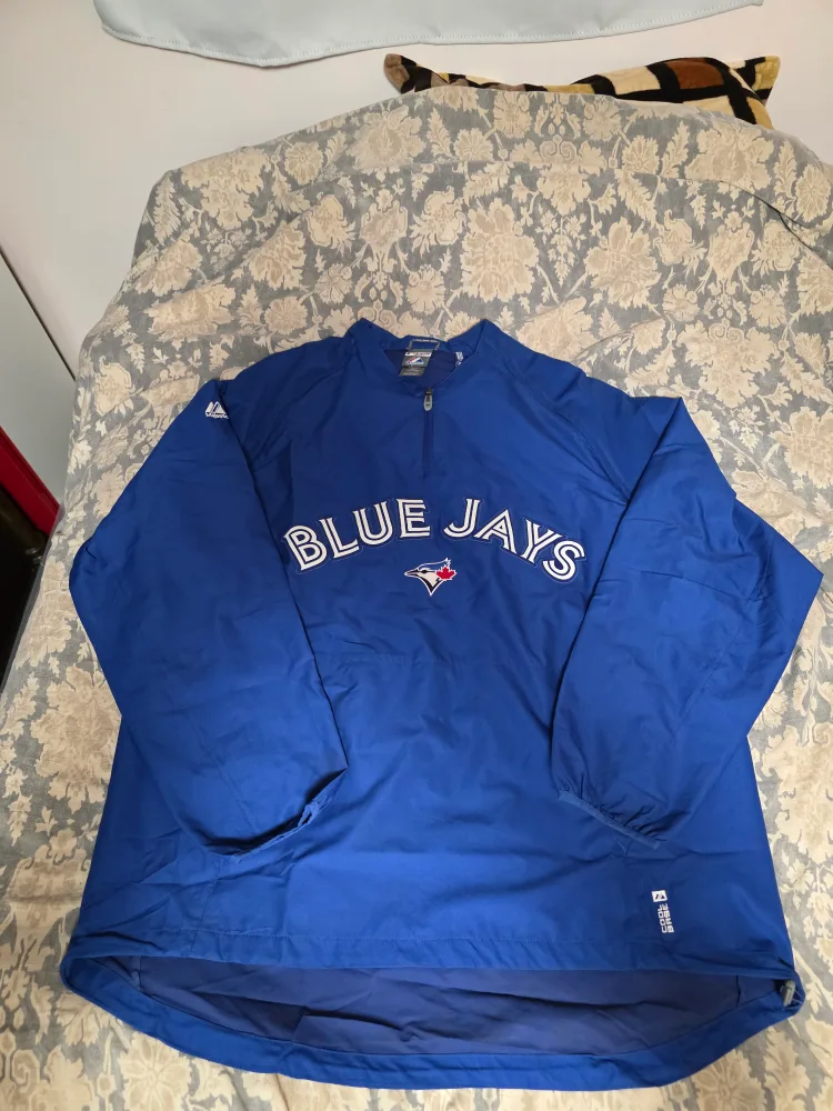 Majestic Blue Jays Pullover - Size XL thumbnail