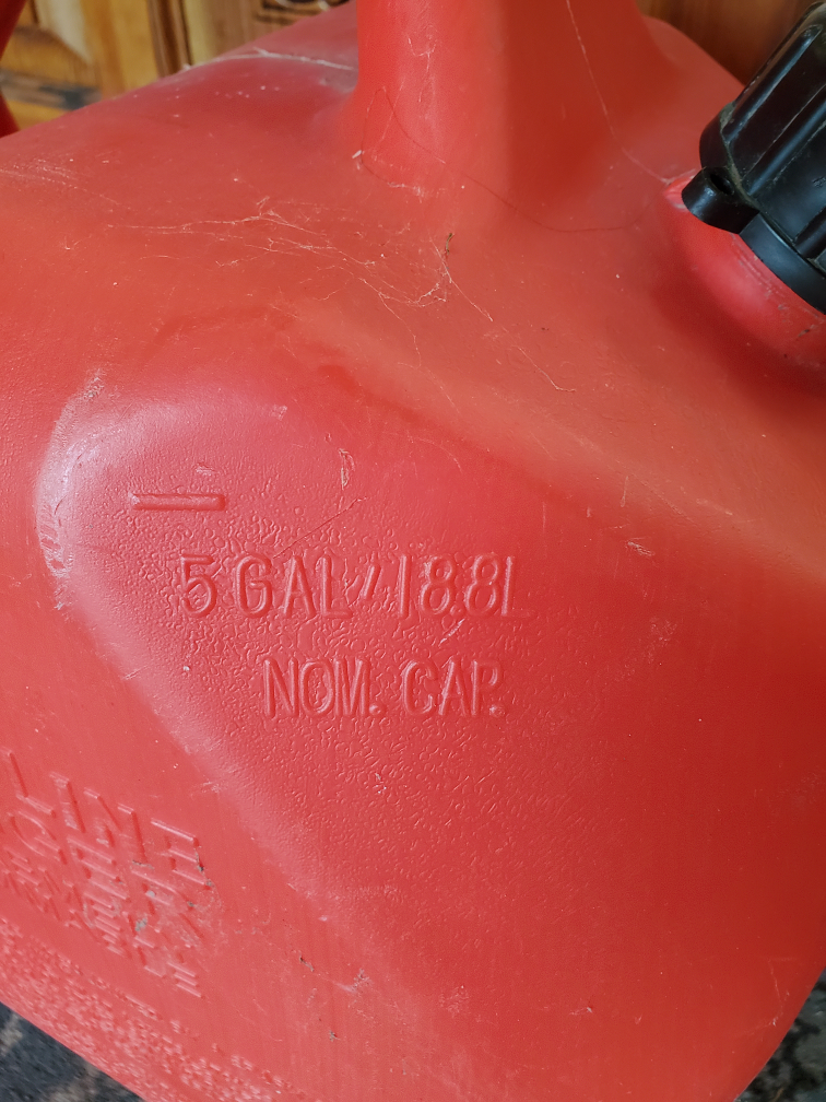 Red 5 Gal Gas Can - photo 4
