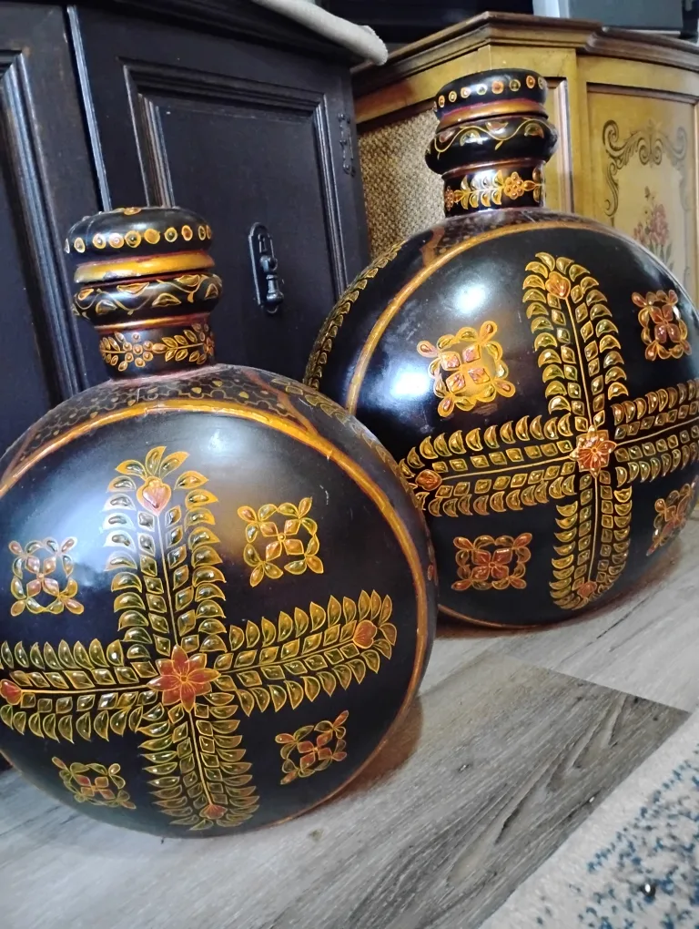 vintage Decorative Vases - Set of 2 thumbnail