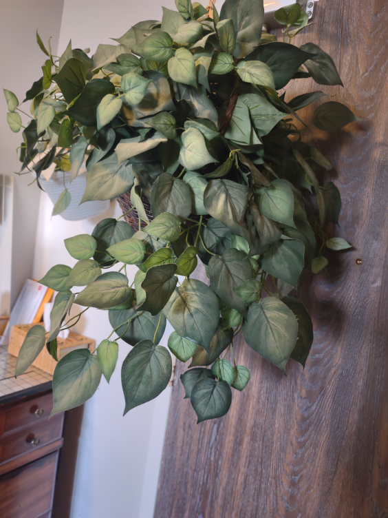 Hanging Basket with Artificial Greenery tree  plants - photo 2