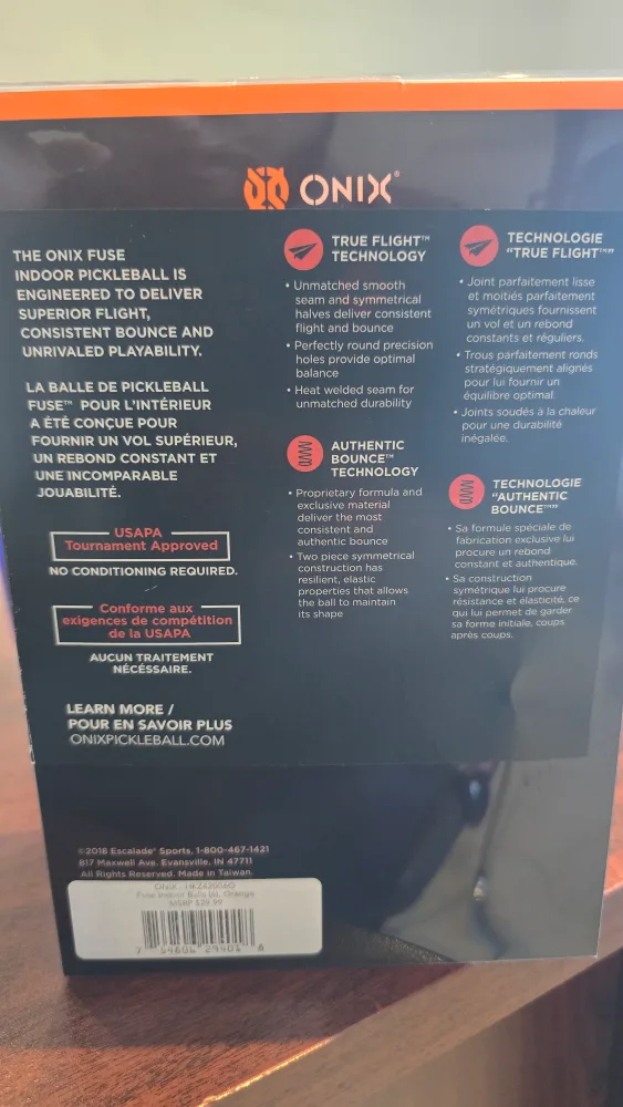 ONIX Fuse Indoor Pickleballs - 6 Pack image indicator(4)