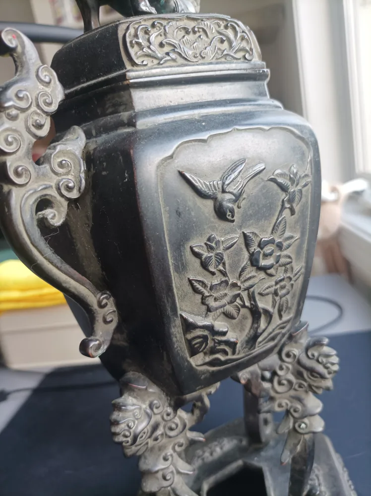 Vintage Bronze Incense Burner thumbnail