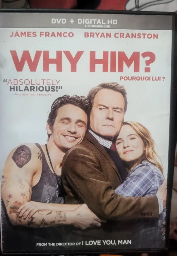 Why Him? DVD - James Franco, Bryan Cranston thumbnail