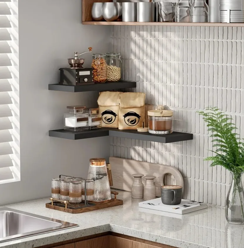 4 Pack Wall Mount shelves. image indicator(3)