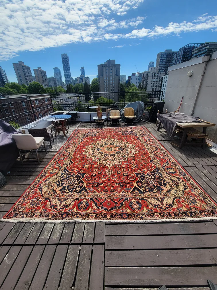 XXL Persian Hand Knotted High Pile Wool Area Rug  (14.9 × 11) thumbnail