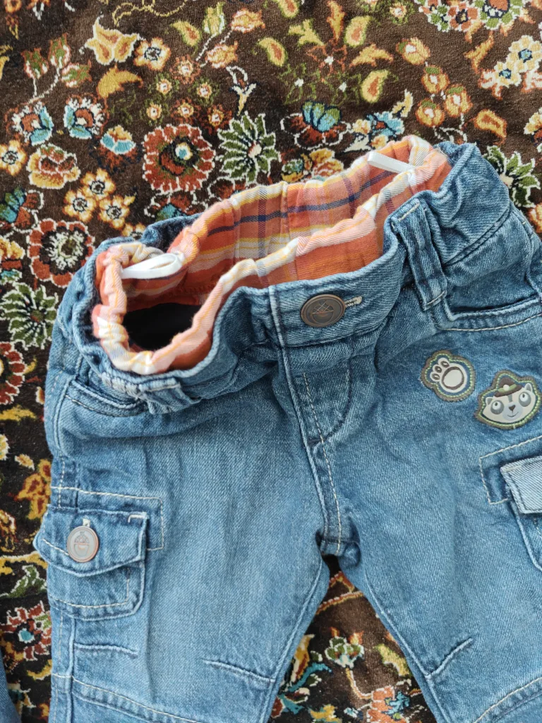 Baby Denim Overalls & Pants Set image indicator(2)