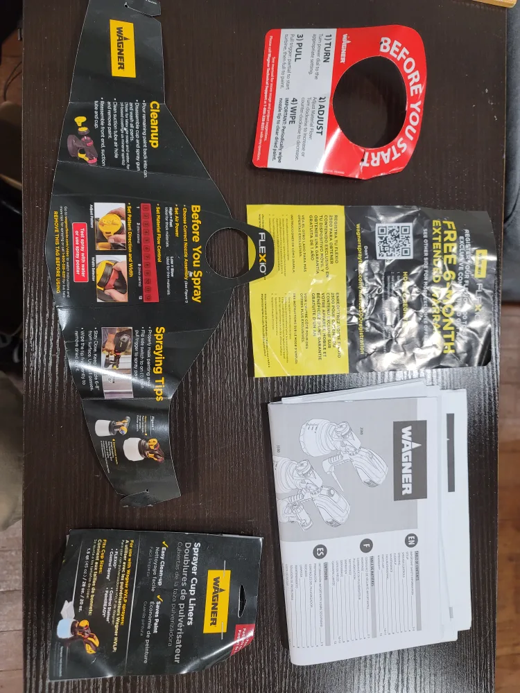 Wagner Flexio 2500 Handheld Paint Sprayer - Like New! image indicator(5)