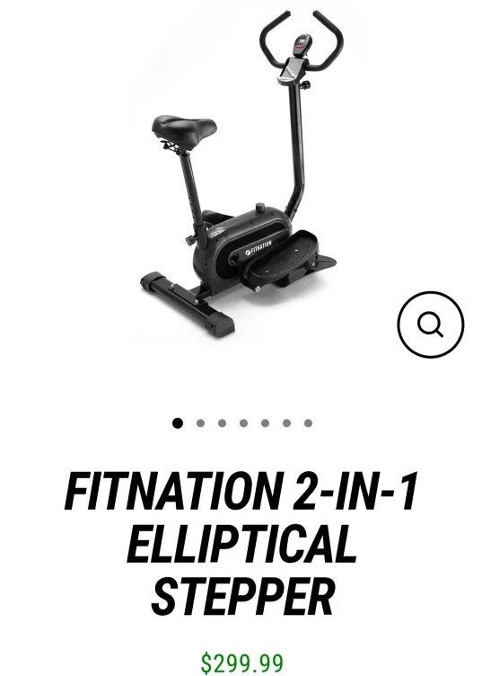 FitNation 2-In-1 Elliptical Exercise Stepper thumbnail