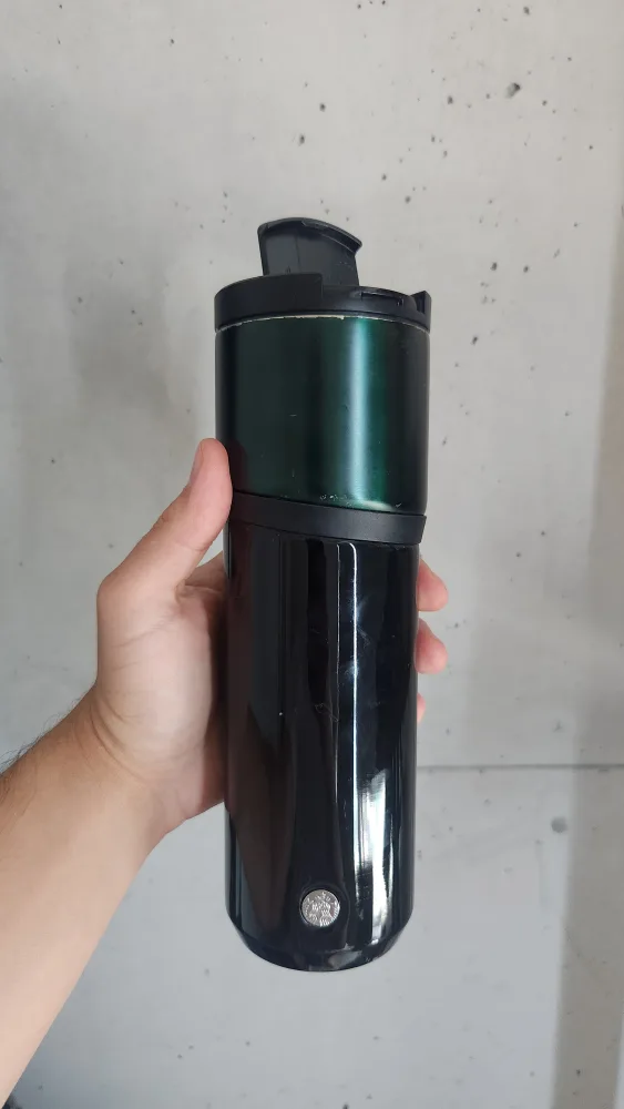 Starbucks 16oz Tumbler - Black & Green thumbnail