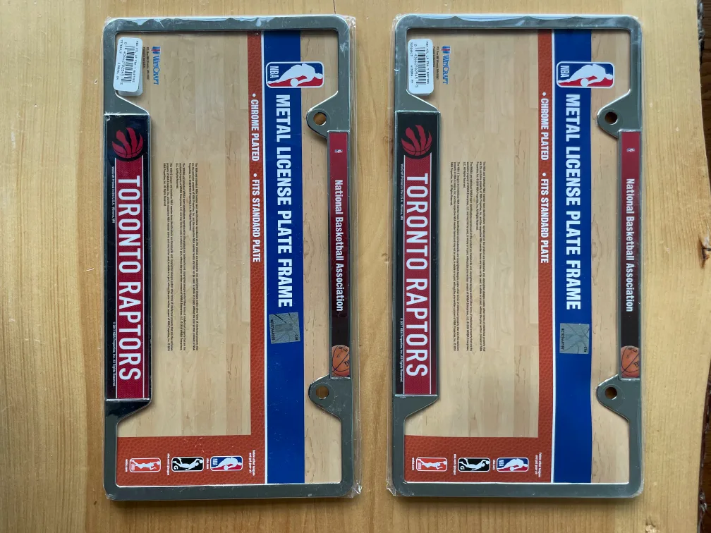 Toronto Raptors Metal License Plate Frame thumbnail