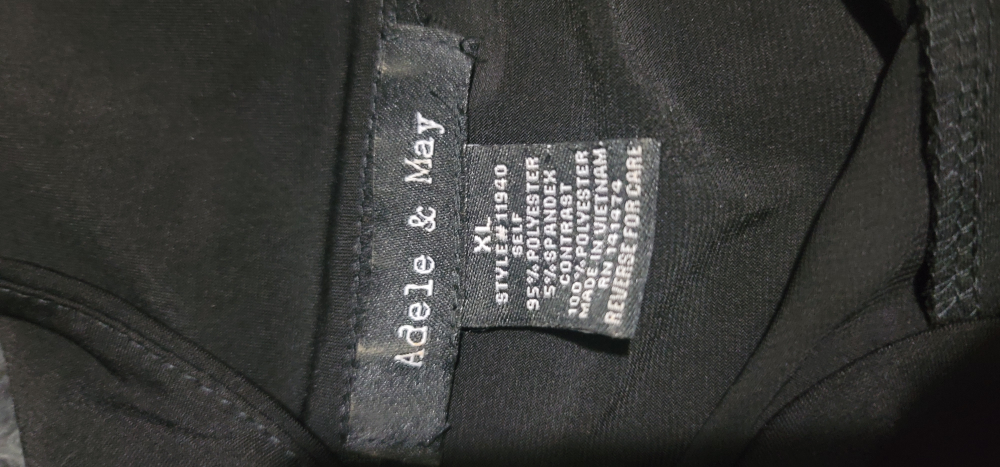Adele & May Black Blouse - Size XL - photo 2