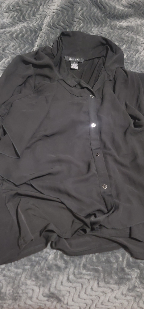 Adele & May Black Blouse - Size XL - photo 3