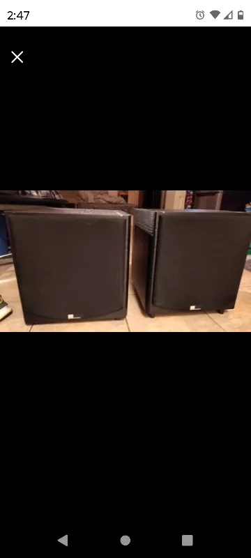 Pure Acoustic Front speakers, $100 a set, XP-10-150.  had 7pcs . thumbnail