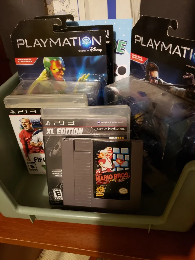 Video Game Lot - PS3, NES, Marvel Action Figures thumbnail