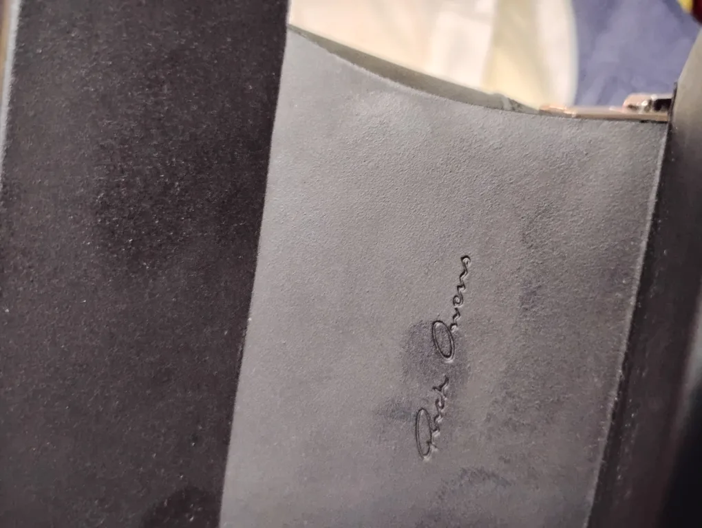 Rick Owens Black Leather Platform Boots image indicator(2)