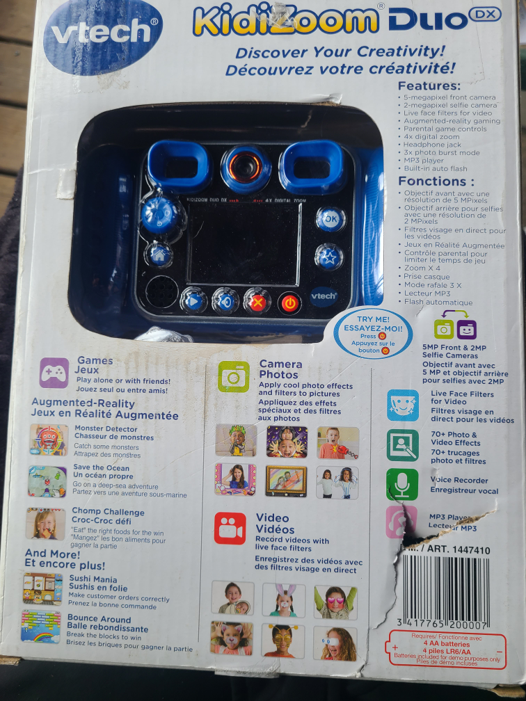 VTech Kidizoom Duo DX Camera, Blue - photo 2