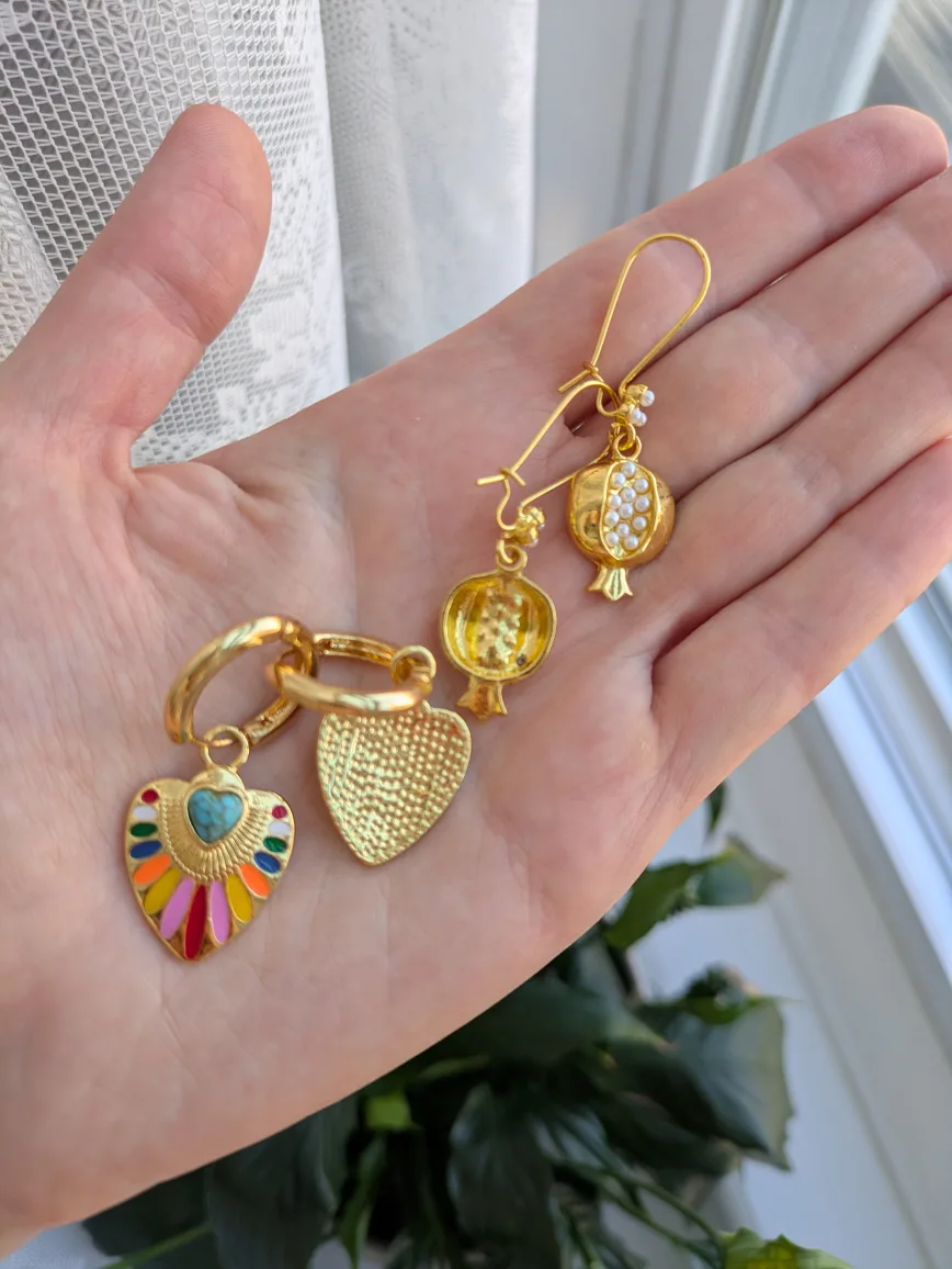 Assorted Gold Earrings & Rings thumbnail