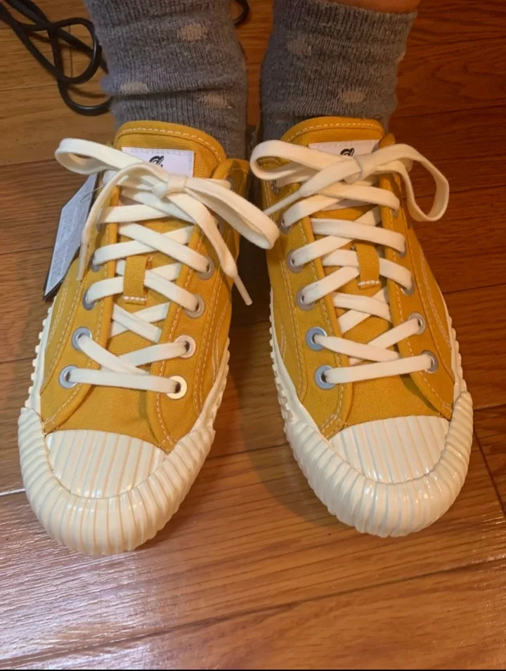 Stylish Sneakers - Mustard Yellow thumbnail