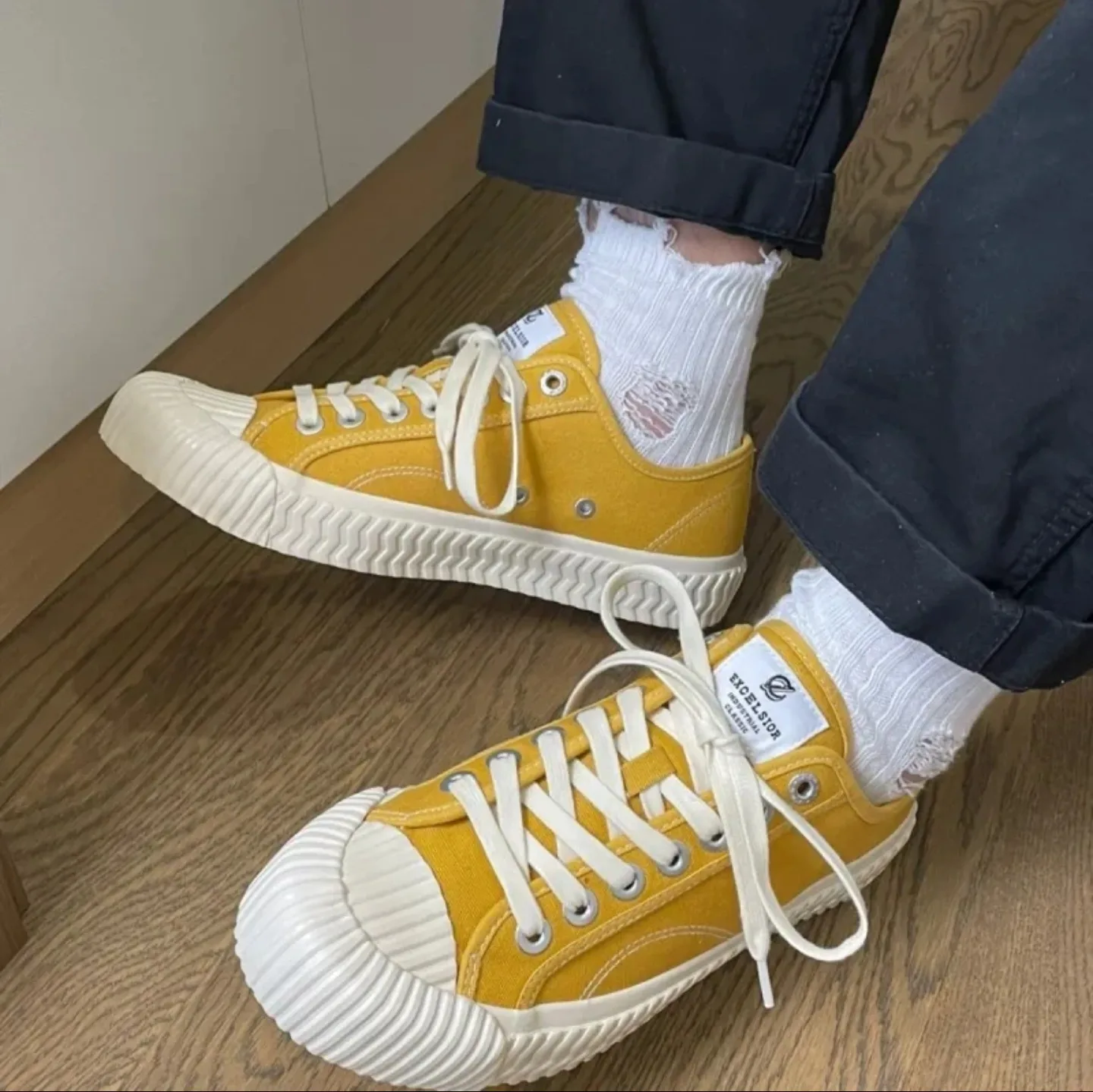 Stylish Sneakers - Mustard Yellow image indicator(5)