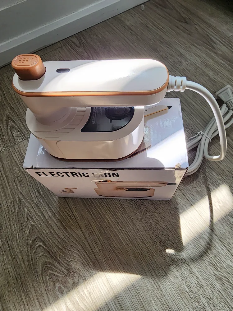 Portable Folding Electric Iron - New in Box thumbnail