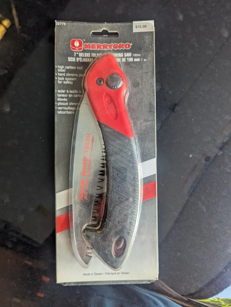 Merrygro 7" Deluxe Folding Pruning Saw - New thumbnail