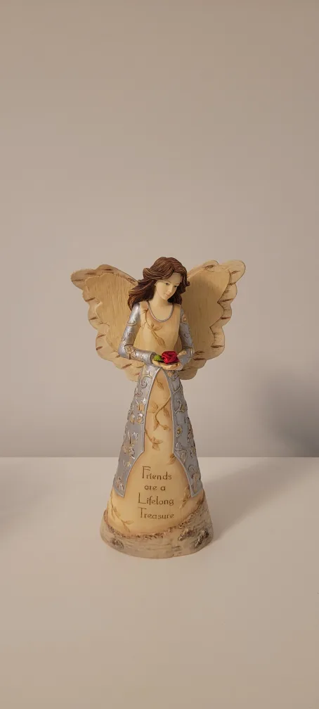 Angel Figurine - Friends are a Lifelong Treasure 🇨🇦🍁 thumbnail