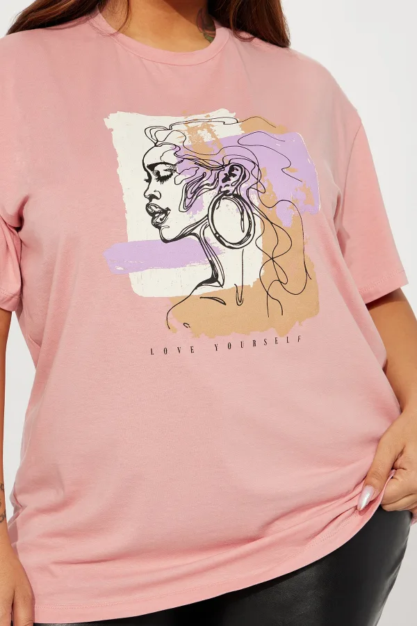 Fashion Nova Love Yourself Graphic Tee - XL thumbnail