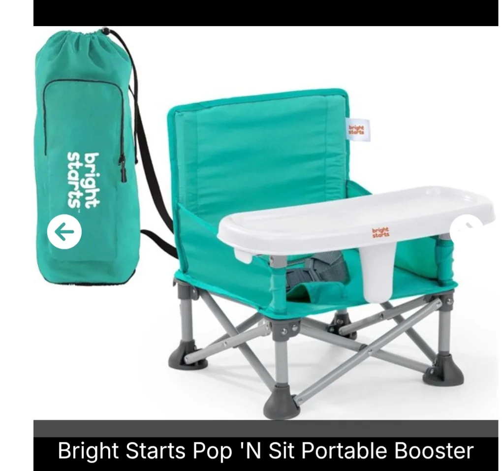 New Bright Starts Pop 'N Sit Portable Booster thumbnail