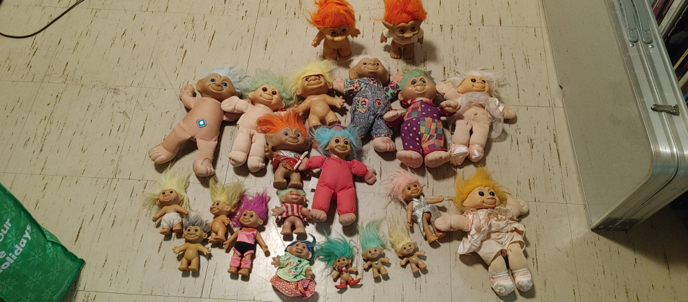 Vintage Troll Doll Collection