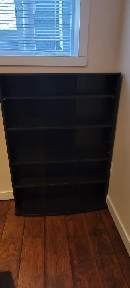 Black Curved Bookshelf thumbnail