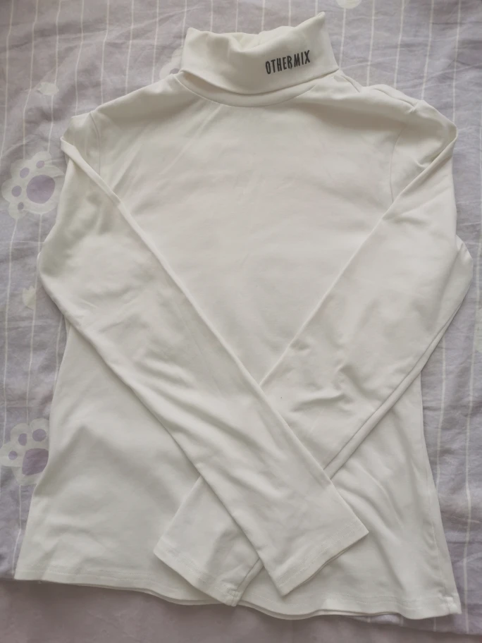 Othermix White Turtleneck Top