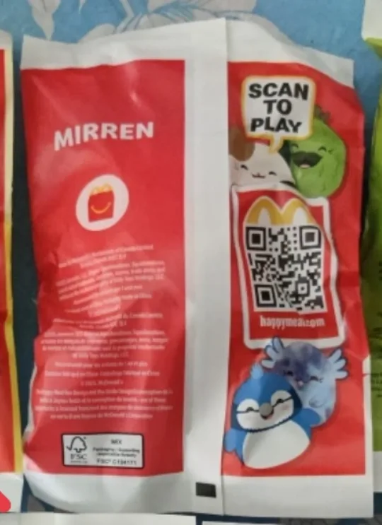 McDonald's happy meal toy squishmallow 2025 thumbnail