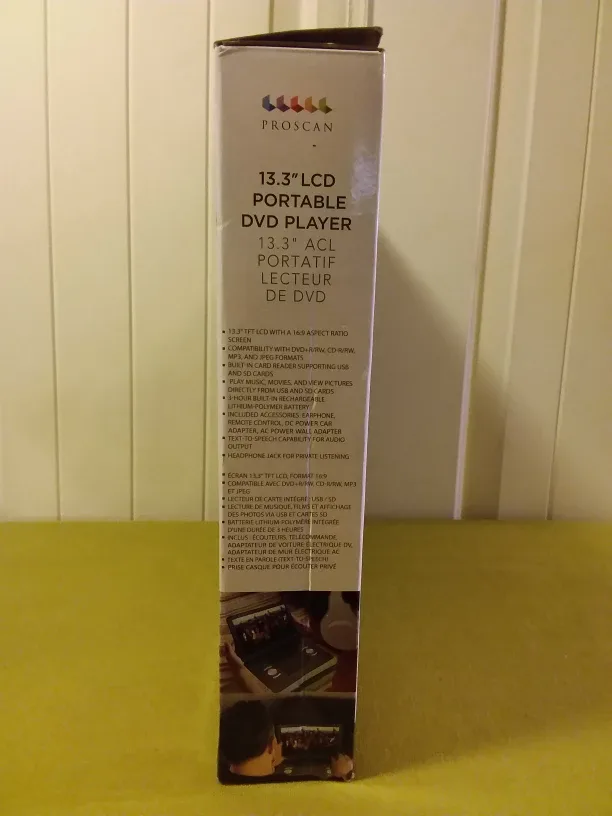 ➡️ Proscan 13.3" Portable DVD Player 📀 Retails $327+Tx image indicator(2)