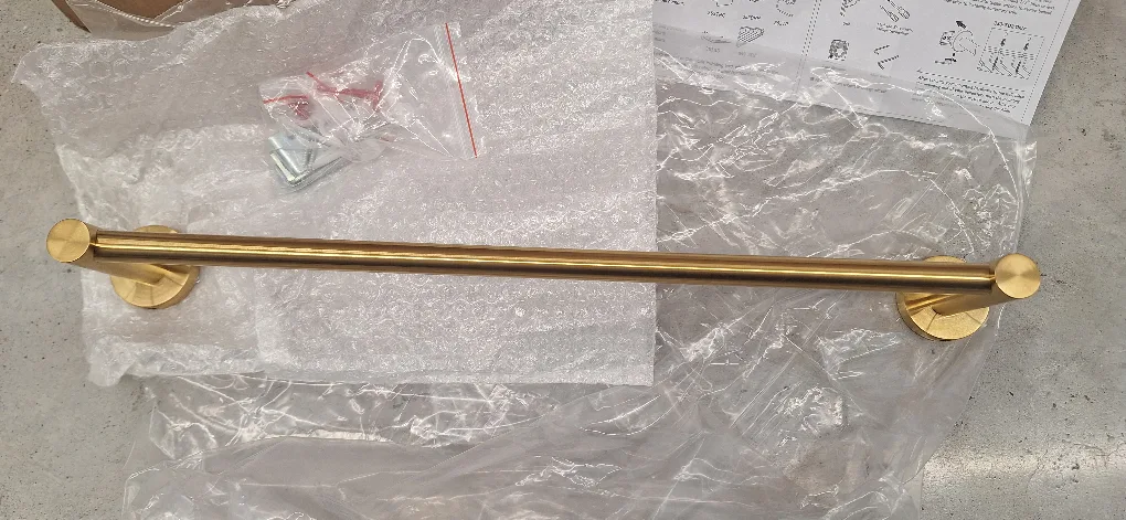 Symmons 353TB-24-BBZ Dia 24 in. Wall-Mounted Towel Bar image indicator(5)