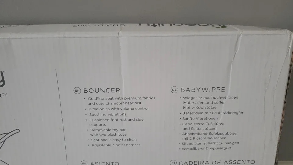 Ingenuity Cradle Bouncer - Flora the Unicorn image indicator(4)