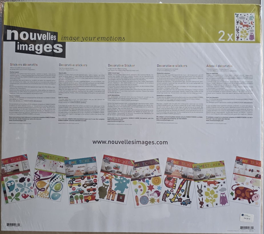 Nouvelles Images Kids Homestickers Decorative Stickers - photo 2