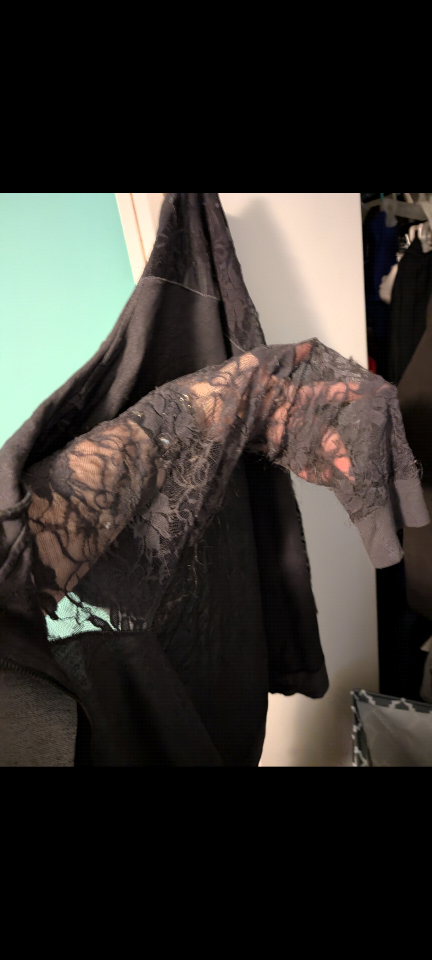 Torrid Lace Sleeve Hoodie - photo 2