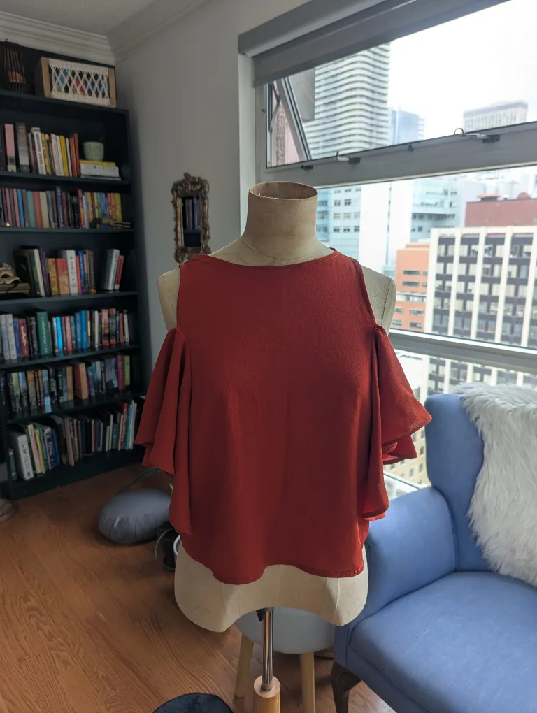Orange Sleeveless Shirt thumbnail