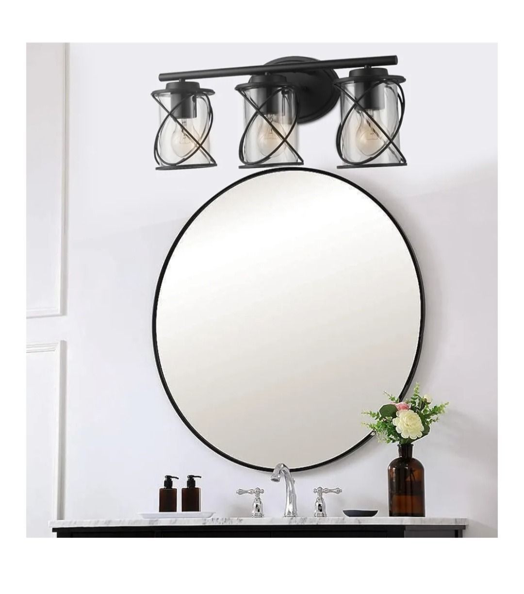 Mavcadonf 3-Light Bathroom Vanity Lighting Fixture - NEW