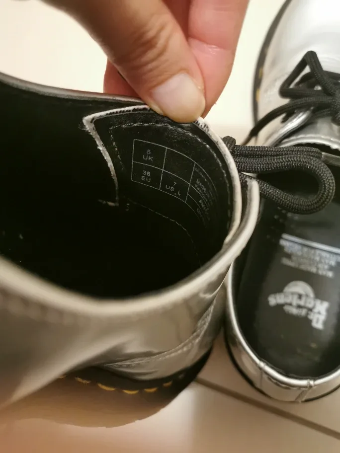 Dr. Martens Silver Shoes image indicator(4)