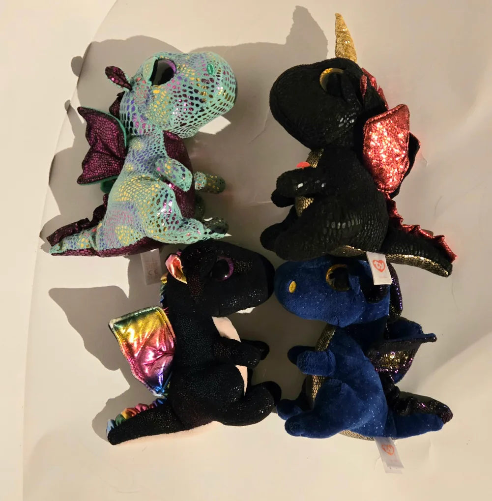 Ty Beanie Boo Dragons Plush Toys thumbnail
