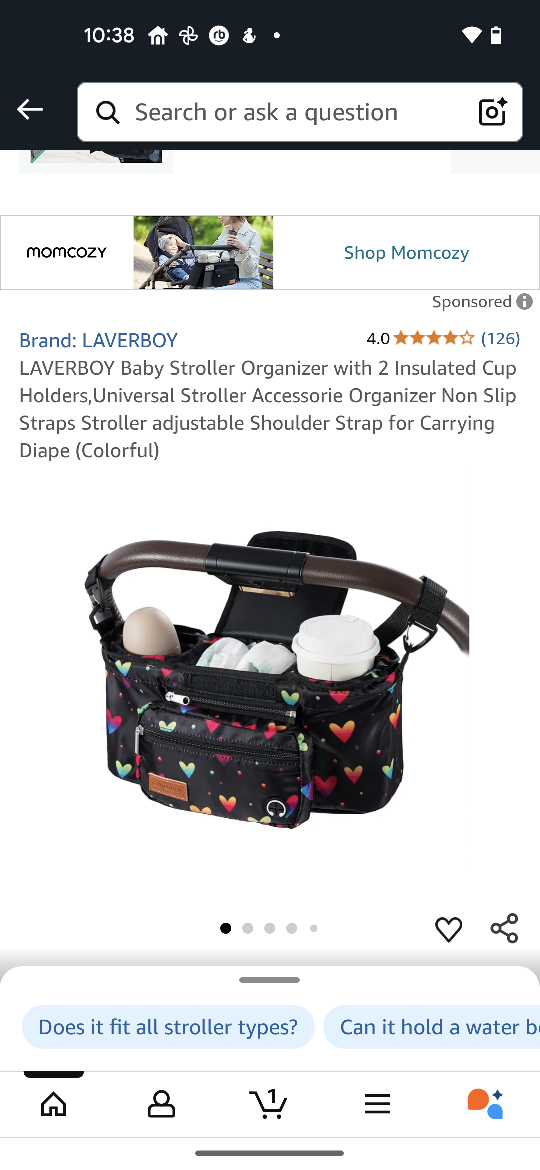 LAVERBOY Baby Stroller Organizer