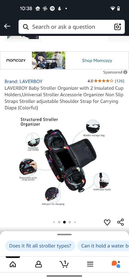 LAVERBOY Baby Stroller Organizer - photo 4