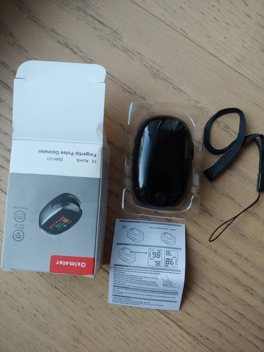 Oximeter, fingertip, SaO2 and Pulse Rate, NEW, Digital LED, image indicator(3)