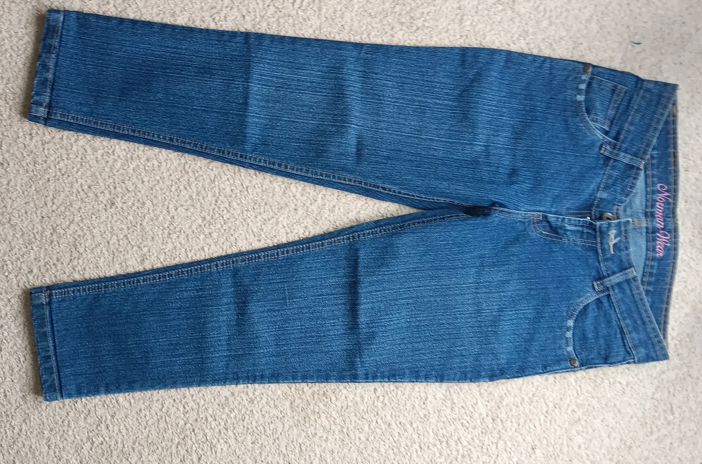 Nowan Wear Blue Denim Capris thumbnail
