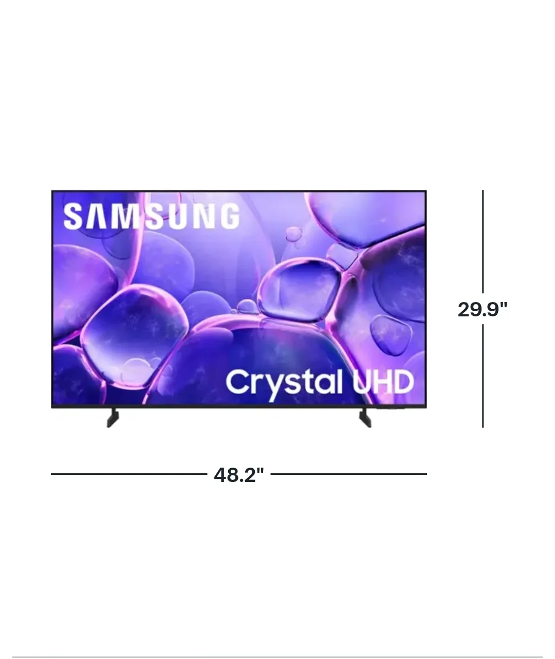 Samsung 55" 4K SMART  Crystal UHD TV image indicator(2)