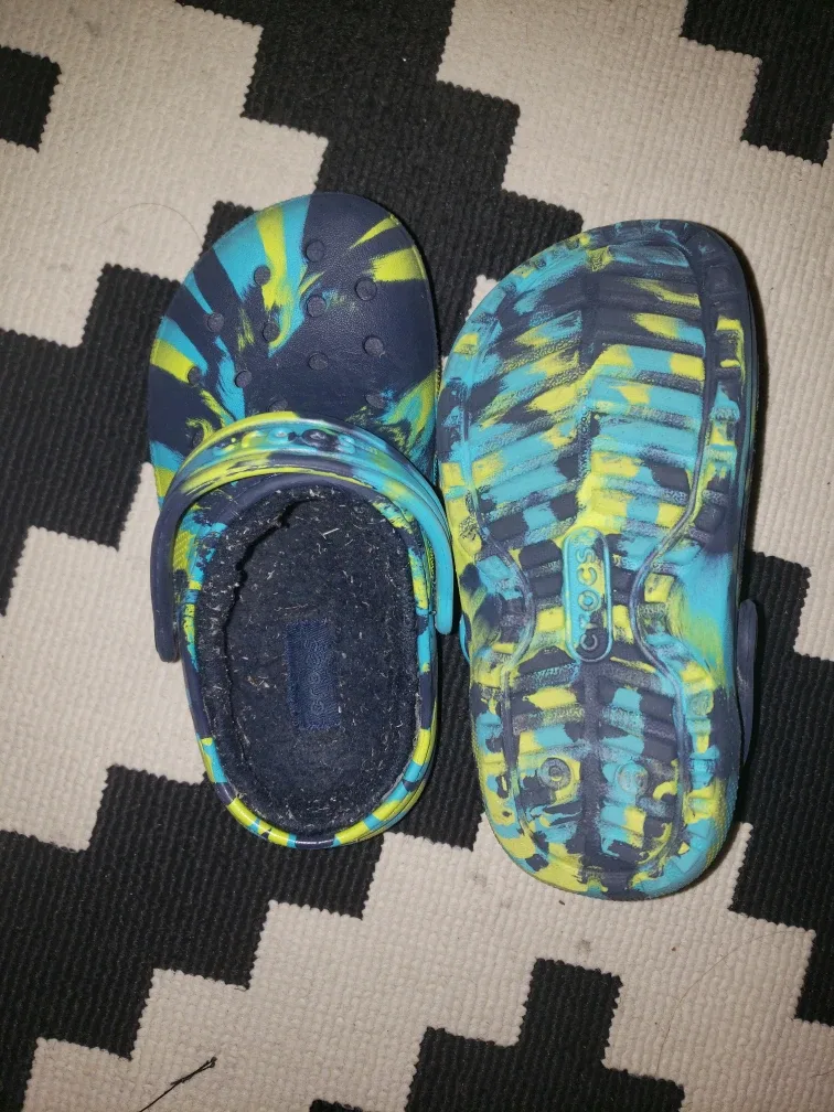 Crocs Kids' Classic Lined Clog, Size 10 🇨🇦 thumbnail